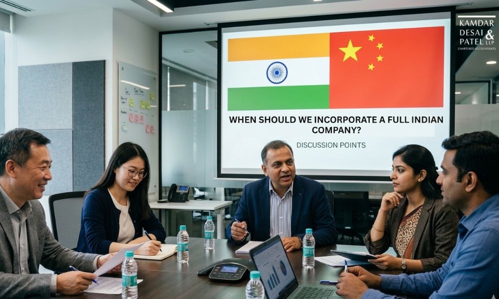 When should we incorporate a full Indian company